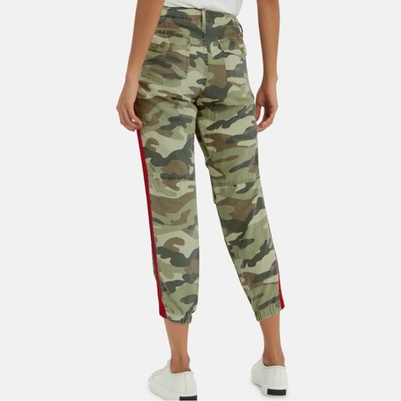 MOTHER The No Zip Misfit Side Strip Camouflage Pants 🔥 - Picture 3 of 8